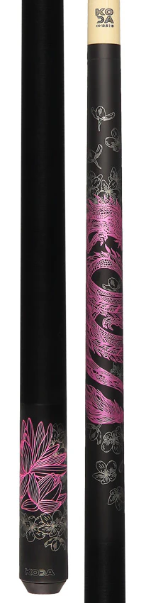 KODA Pink Dragon Graphic Pool Cue - KDV15PK - Image 3