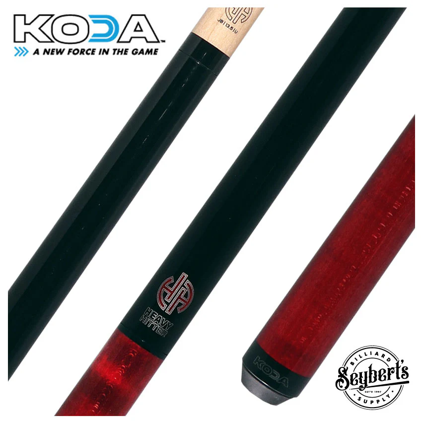 KODA Red Stained Curly Maple Heavy Hitter Break/Jump Cue