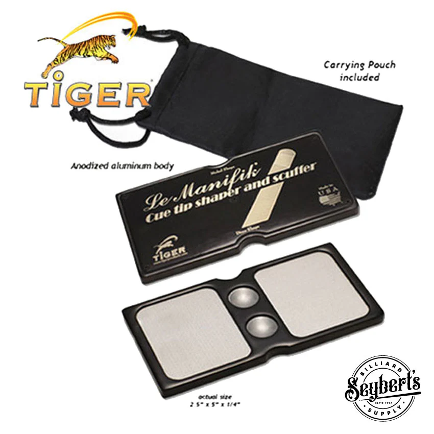 Le Manifik Tiger Cue Tip Shaper Scuffer - LTS