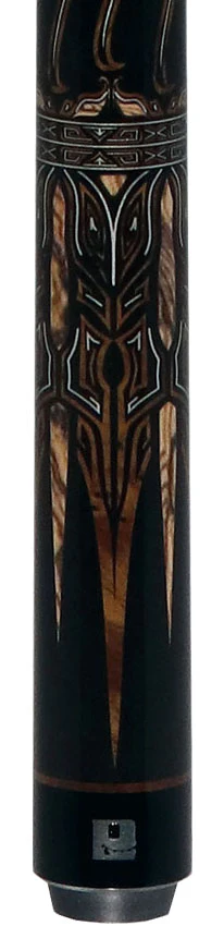 Little Monster Phoenix Graphic No Wrap Play Cue with Carbon Fiber Shaft - Image 2