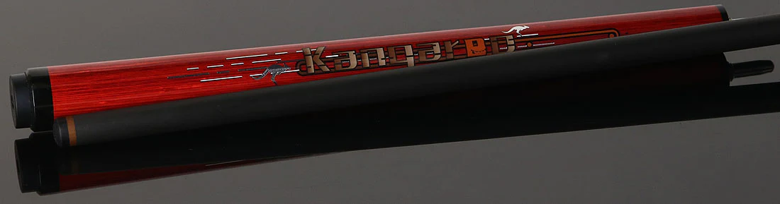 Little Monster Red Kangaroo Jump Cue with Carbon Fiber Shaft - Image 3