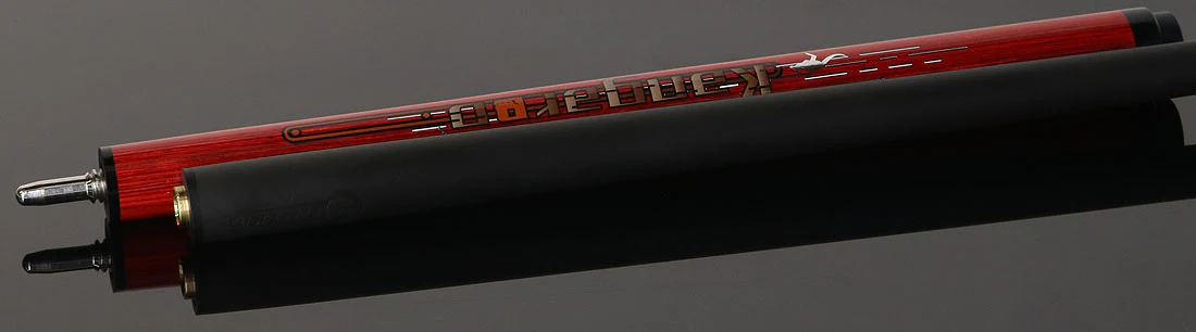 Little Monster Red Kangaroo Jump Cue with Carbon Fiber Shaft - Image 4