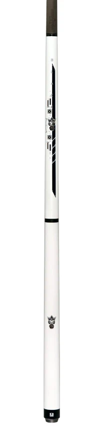 Little Monster White Egg No Wrap Break/Jump Cue with Carbon Fiber Shaft - Image 6