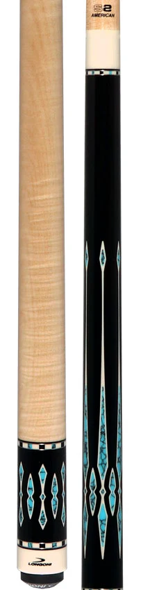 Longoni Black Mamba II Natural No Wrap Pool Cue with VP2 - S2 American Shaft - Image 3
