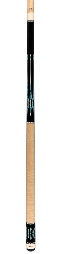 Longoni Black Mamba II Natural No Wrap Pool Cue with VP2 - S2 American Shaft - Image 4