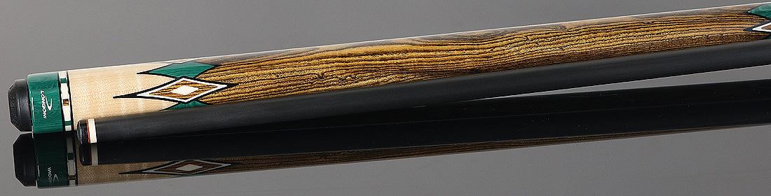 Longoni Diamond No Wrap Pool Cue with Luna Nera Shaft - Image 3