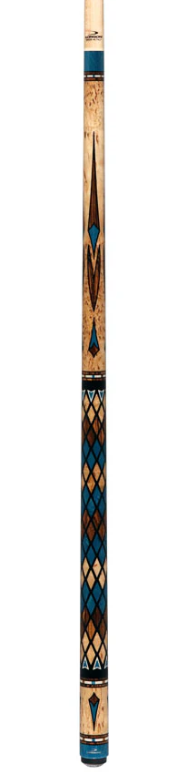 Longoni Limited Masai Cyan No Wrap Pool Cue with VP2 - S2 American Shaft - Image 4
