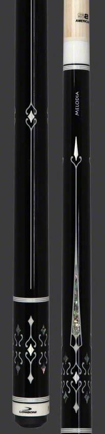 Longoni Melodia Nox Pool Cue with S2 American Wood Shaft - LG24610 - Image 3