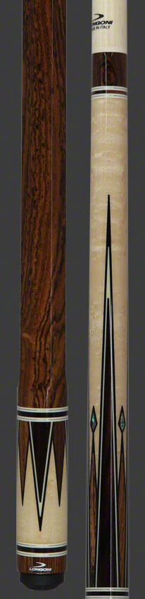 Longoni Minerva Octagonal 8 Point Bocote Pool Cue with S2 American Wood Shaft - LG24400 - Image 3
