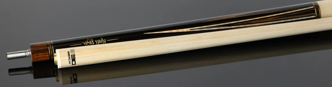 Longoni Niels Feijen Curly Flame Pool Cue with S30 American 12.8mm Maple Shaft - LG24573 - Image 4