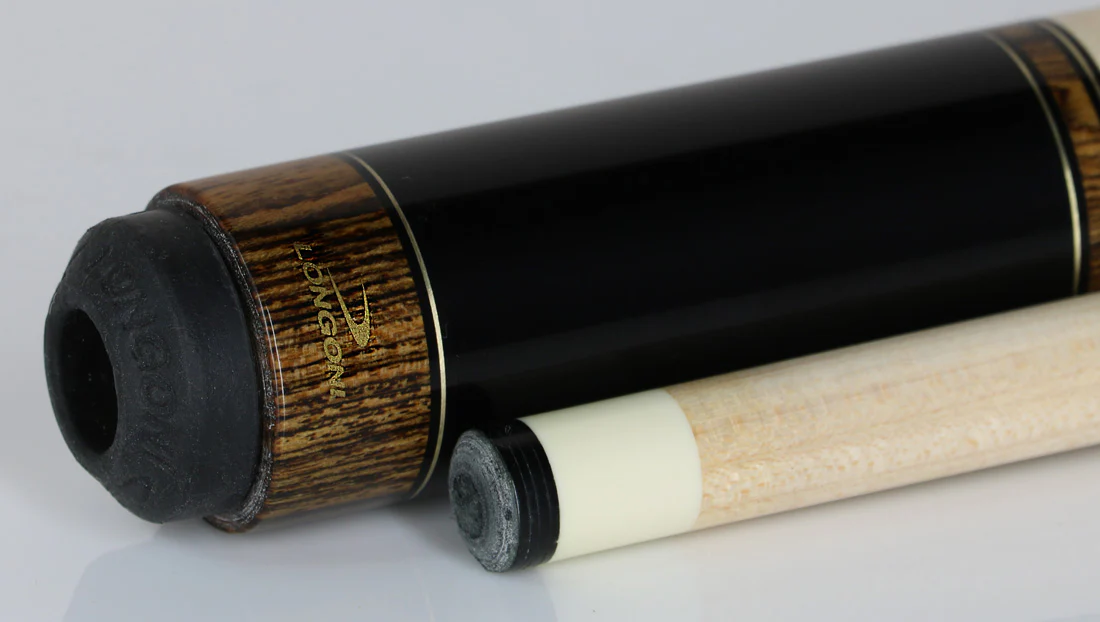 Longoni Stecca Black Sparkle Curly No Wrap Pool Cue with S2 American Wood Shaft - LG24701 - Image 4