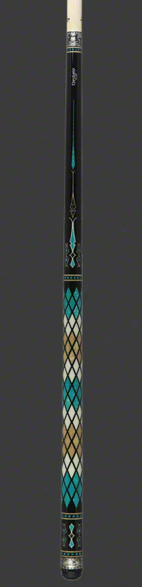 Longoni Stecca Dedalo Ocean Silver XVIII S2 Pool Cue with S2 American Wood Shaft - LG24469 - Image 4