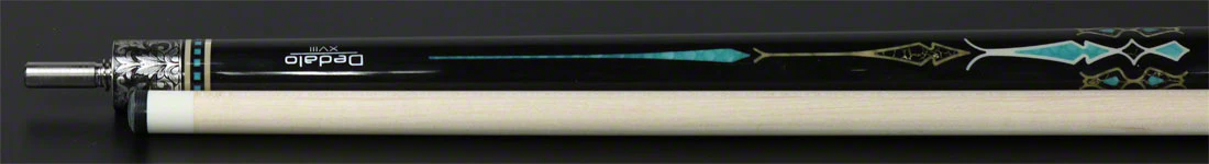 Longoni Stecca Dedalo Ocean Silver XVIII S2 Pool Cue with S2 American Wood Shaft - LG24469 - Image 5