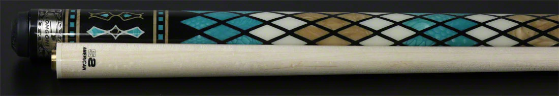 Longoni Stecca Dedalo Ocean Silver XVIII S2 Pool Cue with S2 American Wood Shaft - LG24469 - Image 6