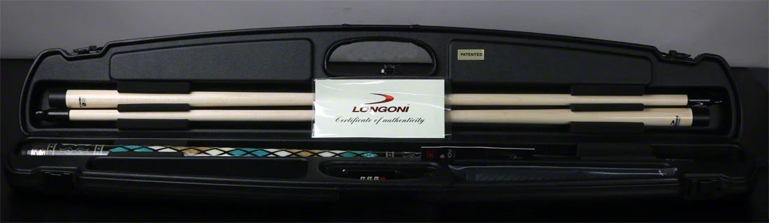 Longoni Stecca Dedalo Ocean Silver XVIII S2 Pool Cue with S2 American Wood Shaft - LG24469 - Image 8