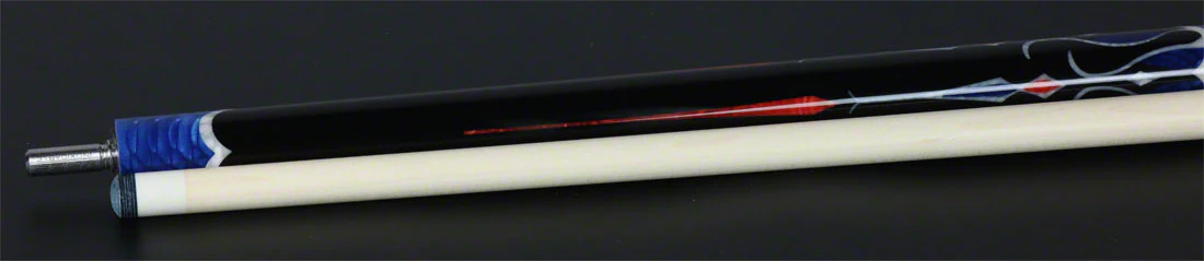 Longoni Stecca Papilo Lux Arcobaleno Pool Cue with S2 American Wood Shaft - LG24545 - Image 5