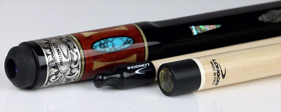 Longoni Stecca Pool Cue 'COLLECTION LUX XX' Pool Cue with S2 and S20 Wood Shaft - LG24726 - Image 3
