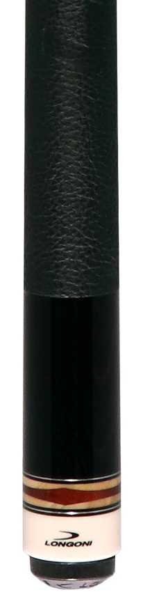 Longoni TPA25 Pool Cue with Luna Nera Shaft and Leather Wrap - Image 2