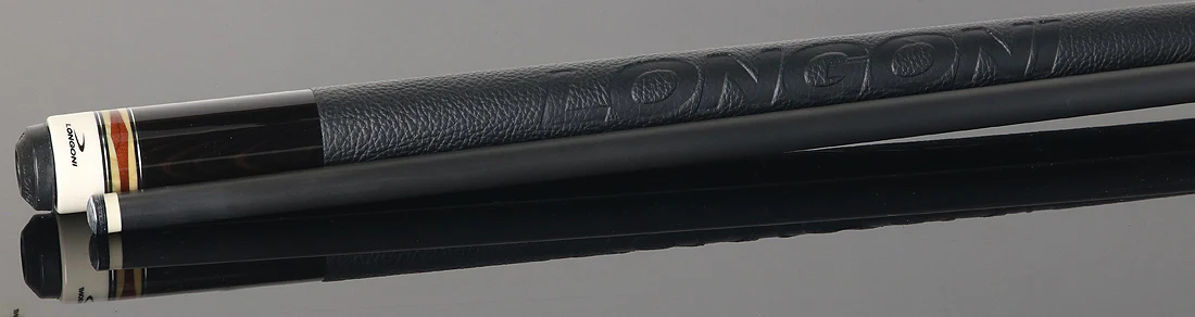 Longoni TPA25 Pool Cue with Luna Nera Shaft and Leather Wrap - Image 3