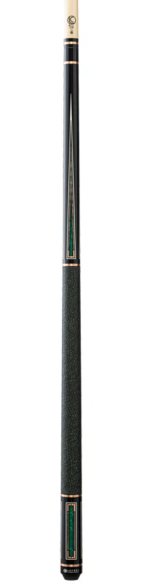 Lucasi Custom Art Deco Rose Gold & Malachite Pool Cue - Image 4