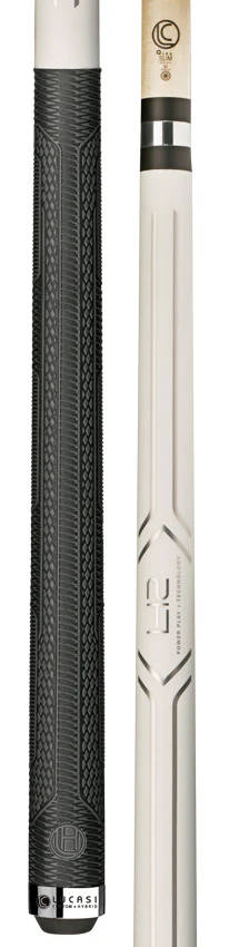 Lucasi Hybrid Matte White with Sport G5 Grip Wrap Pool Cue - Image 3