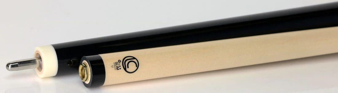 Lucasi Midnight Black White and Zebrawood Points Limited Edition Pool Cue - LUX72 - Image 3