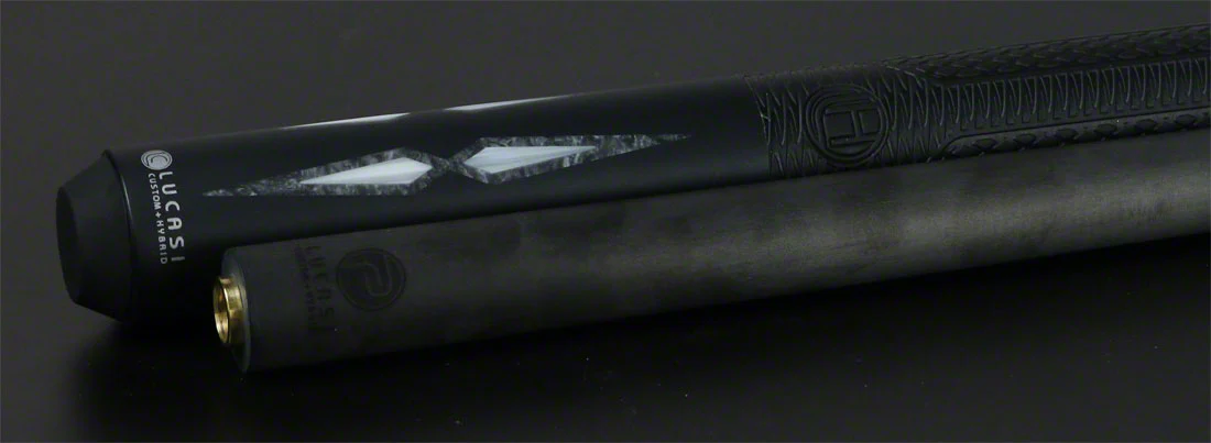 Lucasi Pinnacle Matte Black Play Cue - LP20 - Image 6