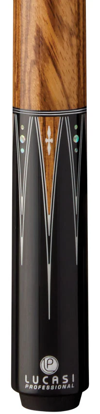 Lucasi Professional OD Series Zebrawood 10 Thread Play Cue - Image 2