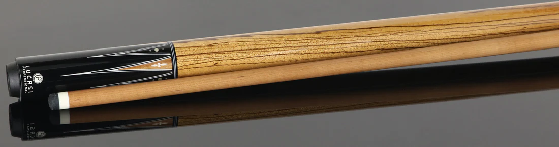 Lucasi Professional OD Series Zebrawood 10 Thread Play Cue - Image 3