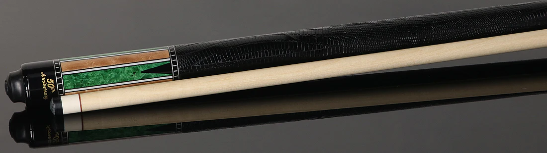 McDermott 50th Anniversary Series Birdseye Maple Cue with G-Core Shaft and Commemorative 1x1 Case - Image 3