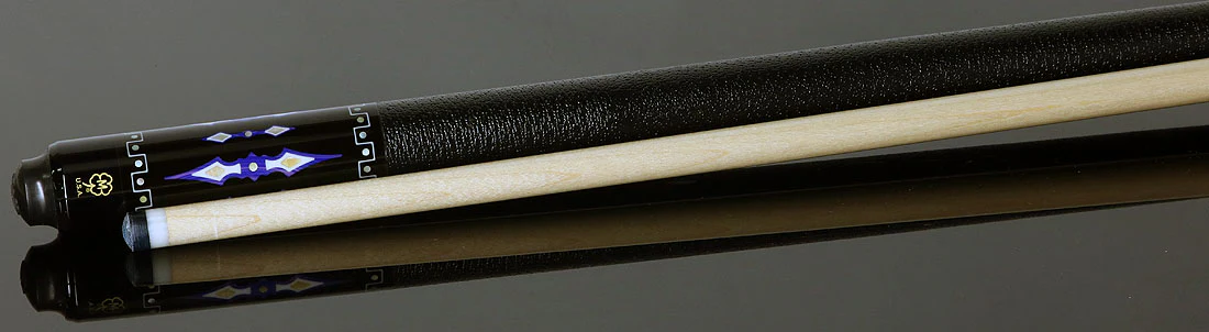 McDermott 50th Anniversary Series Birdseye Maple with Blue River Agate Points Cue with i-2 Shaft and Commemorative 1x1 Case - Image 3