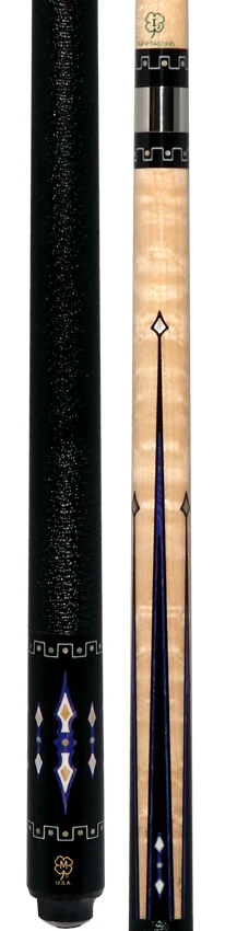 McDermott 50th Anniversary Series Birdseye Maple with Blue River Agate Points Cue with i-2 Shaft and Commemorative 1x1 Case - Image 6