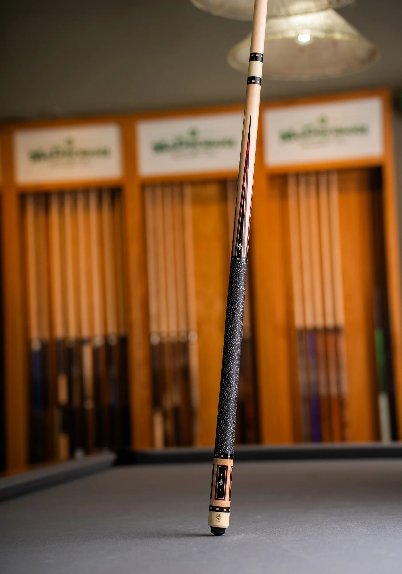 McDermott 50th Anniversary Series Birdseye Maple with Ebony Points and Mother of Pearl Inlays Pool Cue with Maple Shaft and Commemorative 1x1 Case - Image 11
