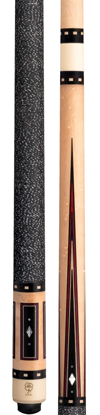 McDermott 50th Anniversary Series Birdseye Maple with Ebony Points and Mother of Pearl Inlays Pool Cue with Maple Shaft and Commemorative 1x1 Case - Image 6