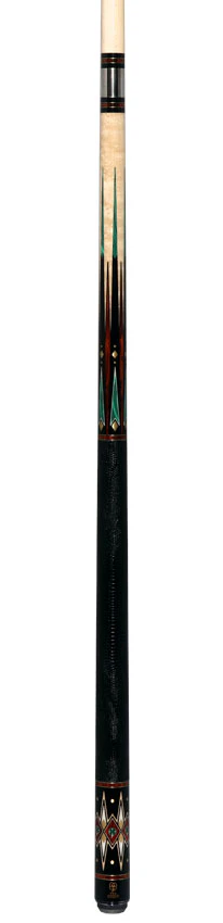 McDermott 50th Anniversary Series Birdseye Maple with Ebony, Cocobolo, and Malachite Points Cue with i2 Shaft and Commemorative 1x1 Case - Image 6