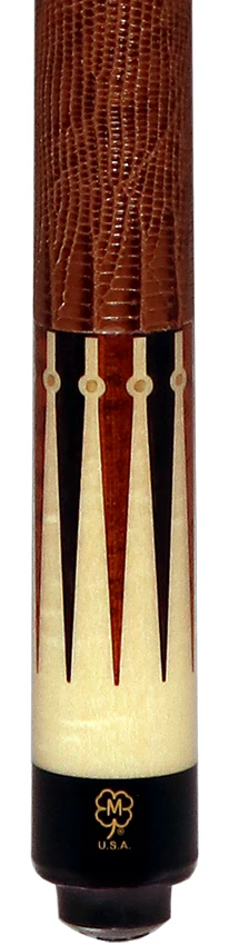 McDermott 50th Anniversary Series Birdseye Maple with Snakewood and Ebony Points Cue with G-Core Shaft and Commemorative 1x1 Case - Image 2