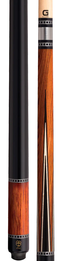 McDermott 50th Anniversary Series Cocobolo with Ebony Points Cue with G-Core Shaft and Commemorative 1x1 Case - Image 3