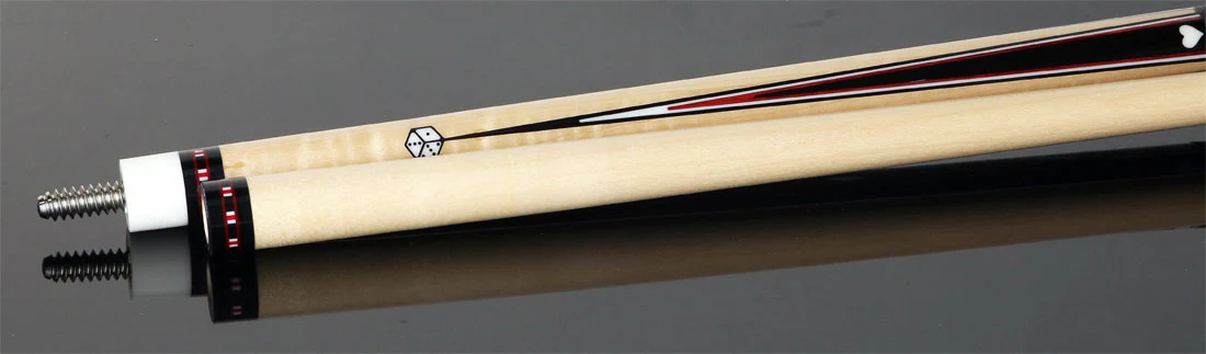 McDermott 50th Anniversary Series Curly Maple with Ebony Points Cue with all Maple Shaft and Commemorative 1x1 Case - Image 7