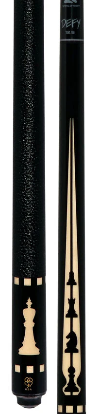 McDermott 50th Anniversary Series Ebony with Birdseye Maple Cue with Defy Shaft and Commemorative 1x1 Case - Image 5