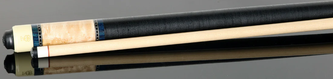 McDermott Birdseye Maple and Blue Dymondwood Cue of the Month with G-Core Shaft - Image 3