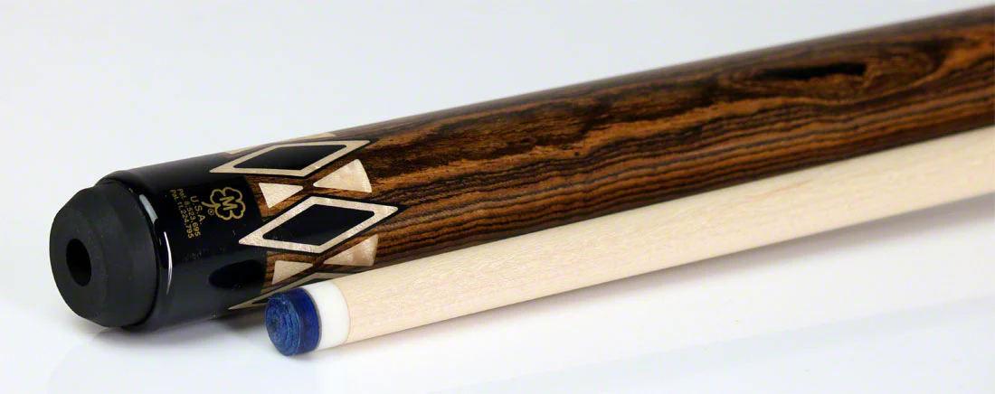 McDermott H Series Bocote and Maple No Wrap Pool Cue - H1351 - Image 3