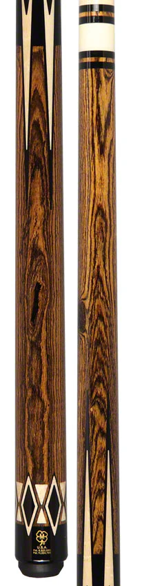 McDermott H Series Bocote and Maple No Wrap Pool Cue - H1351 - Image 5