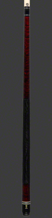 McDermott H Series Burgundy Stained Curly Maple Pool Cue - H651 - Image 4