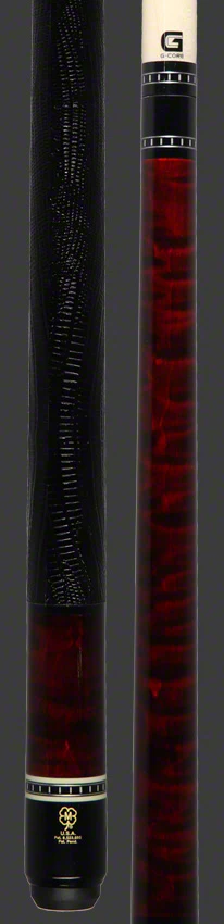 McDermott H Series Burgundy Stained Curly Maple Pool Cue - H651 - Image 5