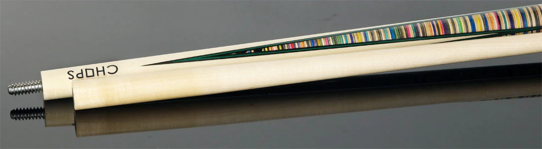 McDermott Chops Sneaky Pete Skateboard Pool Cue - Horizontal Design - Image 4