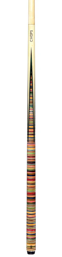 McDermott Chops Sneaky Pete Skateboard Pool Cue - Horizontal Design - Image 6