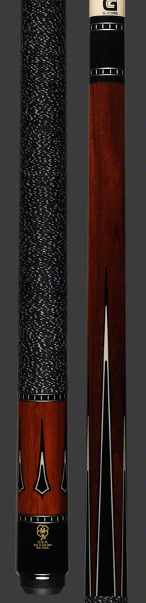McDermott H Series Cocobolo with Black and White Points Pool Cue - H751 - Image 3
