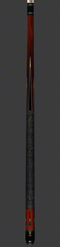 McDermott H Series Cocobolo with Black and White Points Pool Cue - H751 - Image 4