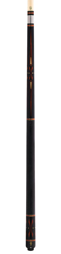 McDermott G Core Series Black Urethane and Padauk Play Cue with Lizard Leather Wrap - Image 5