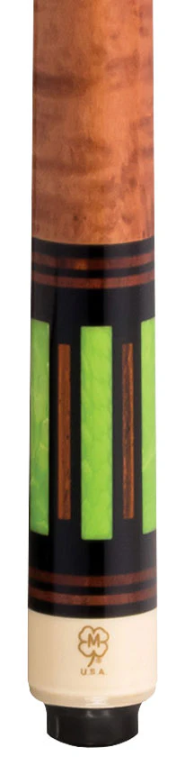 McDermott G Core Series Black Urethane with Juma Gem and Cocobolo Points No Wrap Play Cue w - Image 2